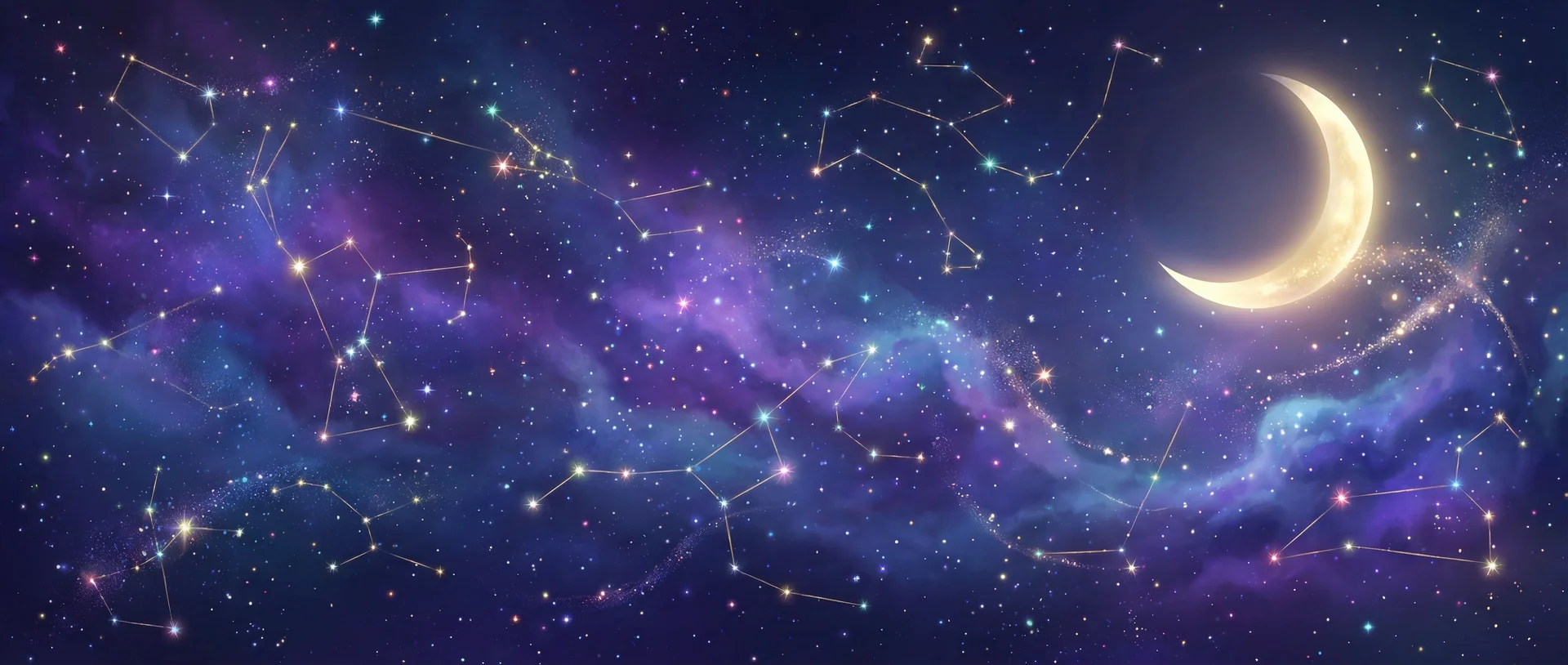 星空背景 - 伊伊舞舍 | 每日星座运势与塔罗占卜